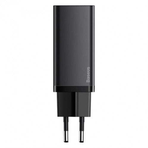 Baseus Travel Charger GaN2 Lite Quick Charger C+U QC 3.0 PD 3.0 65W EU Black (CCGAN2L-B01) DA1879653-013