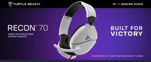 Turtle Beach Ear Force Recon 70P White 2024 170090-06