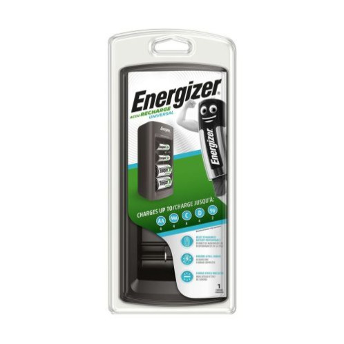 Energizer Battery Charger Universal for AAA, AA, C, D NiMH Batteries Black DN1700376-01