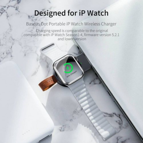 Baseus Wireless Charger Dotter for AP Watch Black (WXYDIW02-01) DA730607-015