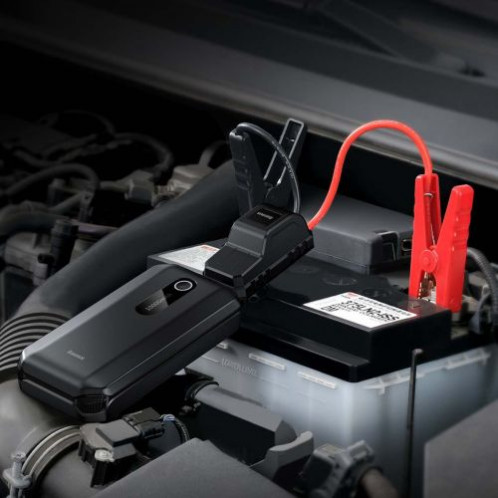 Baseus Car Tool Power Starter / Power Bank Super Energy Max Car Jump Starter (Peak current 1000A / 10000 mAh) Black (CGNL020101) DA390085-011
