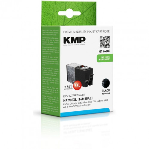 KMP H176BX noir compatible av. HP T6M15AE 903XXL 460959-03