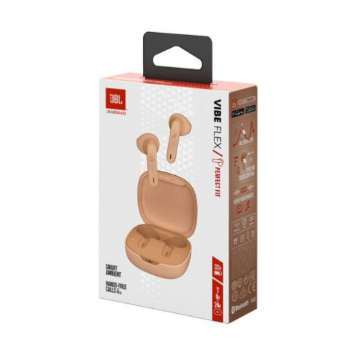 JBL Vibe Flex TWS Bluetooth Wireless In-Ear Earbuds Beige EU DB3400320-05
