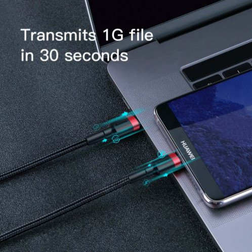 Baseus Type-C Type-C cable Cafule PD 2.0, 60W, Flash charging (20V 3A), 1m, Red/Black (CATKLF-G91) DA207856-014