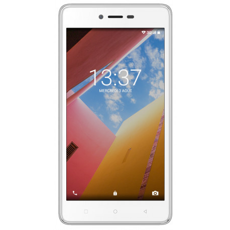 Konrow Just 5 Smartphone Android 7.0 Nougat Ecran IPS 5'' 8Go Double Sim Blanc KJUS5_WHI-01