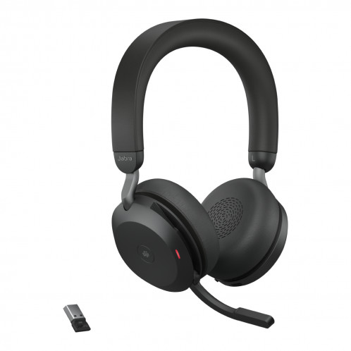 Jabra Evolve2 75 MS Casque audio Over-Ear BT USB-A, noir 717495-05