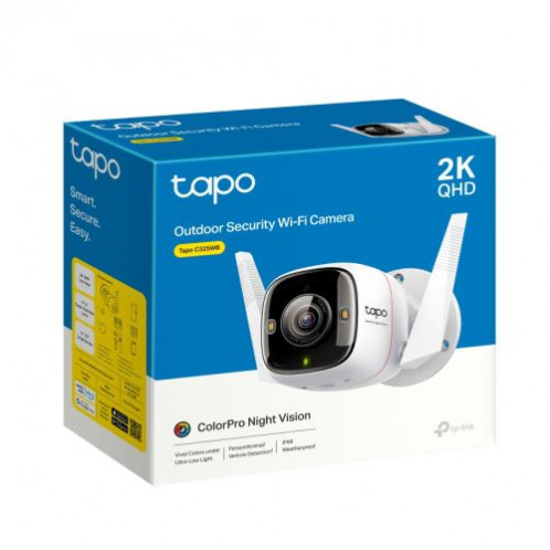 TP-LINK Wireless Camera Tapo C325WB Security Camera 2K QHD White EU DP620022-02