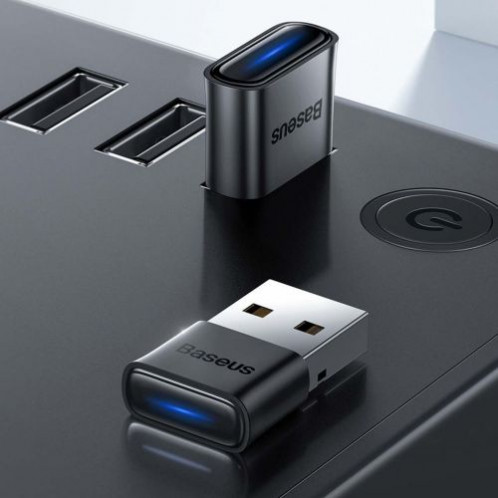Baseus HUB BA04 mini Bluetooth 5.0 adapter USB receiver computer transmitter Black (ZJBA000001) DA320907-020