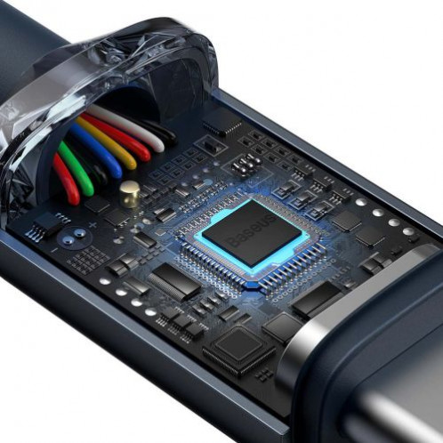 Baseus Type-C Type-C Crystal Shine series fast charging data cable 100W 1.2m Black (CAJY000601) DA329618-017
