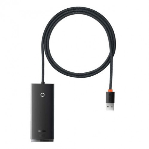 Baseus HUB Lite Series adapter (USB-A to 4xUSB-A 3.0 5Gb/s) Black (WKQX030101) DA868480-012