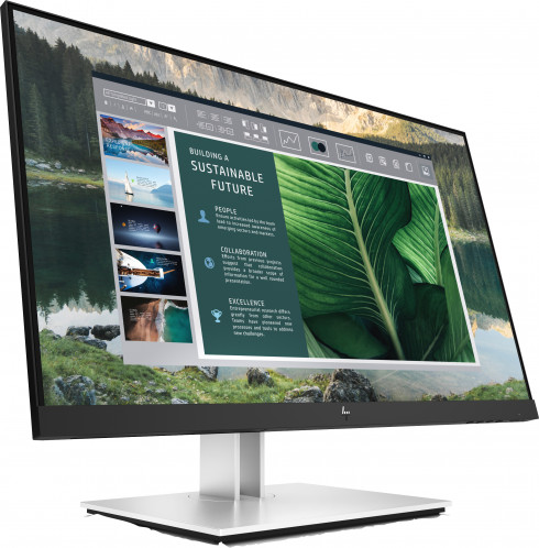 HP E24u G4 23.8 pouces IPS FHD 16:9 USB-C Monitor Black/Sil (1920x1080)/HA/TI/SW/PI/VGA/HDMI/DP/VESA XP2341738D1542-08