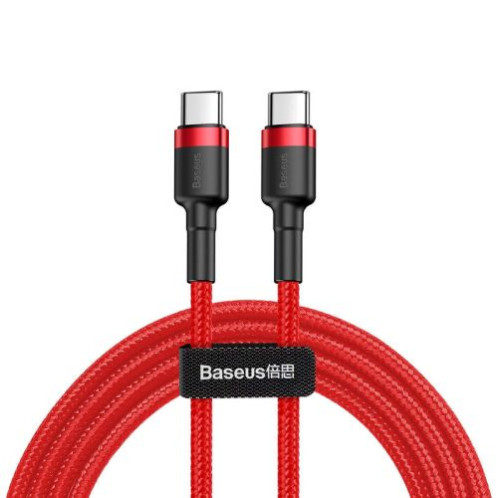 Baseus Type-C Cafule PD 2.0, 60W, flash charging Cable (20V 3A), 2m, Red (CATKLF-H09) DA247335-011