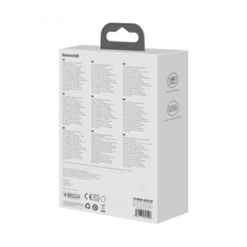 Baseus Travel Charger GaN5 Pro Fast Charger C+C+U+HDMI with Power Cable 1.5m + Type-C to Type-C cable (1m, 100W, 40Gb/s), Black EU (CCGP110201) DA4790884-04