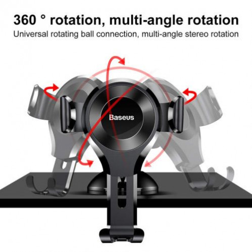 Baseus Car Mount Osculum Type Gravity Black (SUYL-XP01) DA442971-012