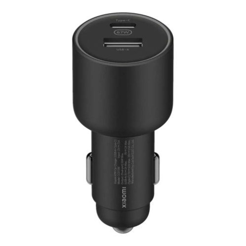 Xiaomi Mi Car Charger 67W USB-A + Type-C Black EU BHR6814GL DI1600925-03