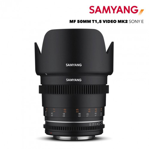 Samyang MF 50mm T1,5 VDSLR MK2 Sony E 585594-06