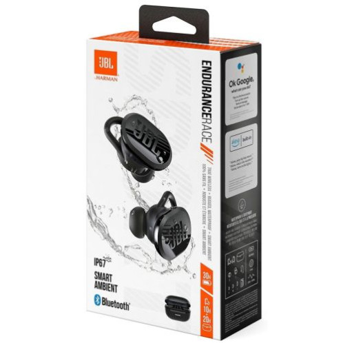 JBL Endurance Race Bluetooth In-Ear Wireless Headphones, IP67, Black EU DB4900121-05
