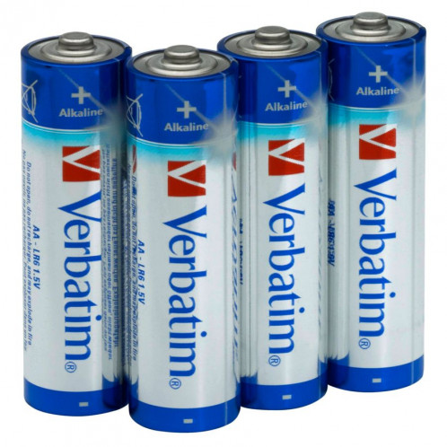 20x4 Verbatim Alkaline Batterie Mignon AA LR6 49921 497681-02