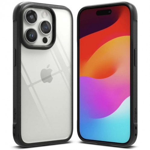 Ringke iPhone 15 Pro Max Case Fusion Bold Clear/ Black DI607571-010