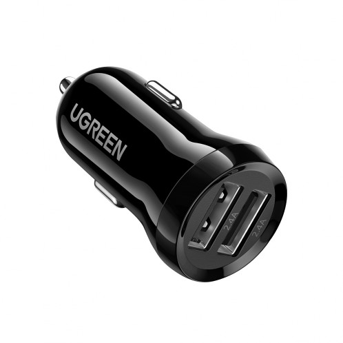 UGREEN Dual USB-A 24W Chargeur voiture noir 730452-02