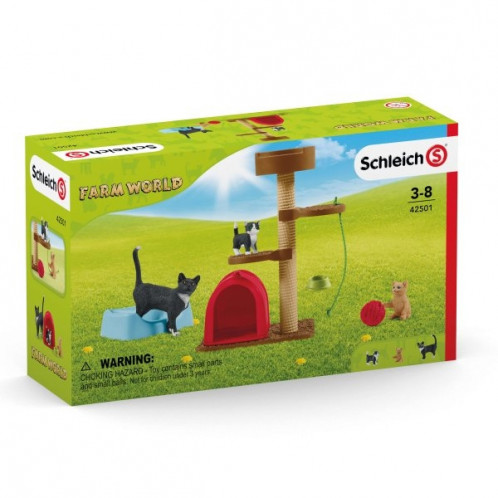 Schleich Vie à la ferme 42501 Jeux pour chats adorables 488287-011