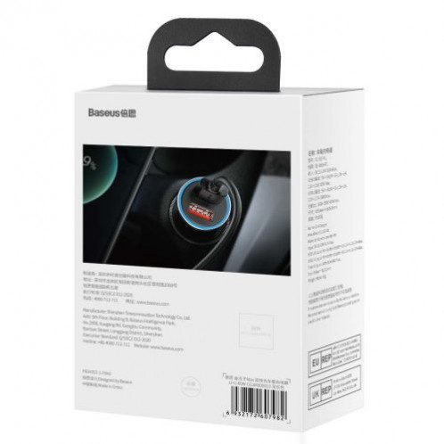 Baseus Car Charger Golden Contactor Max Dual Fast Charger U+U 60W Dark Gray (CGJM000013) DA777168-016
