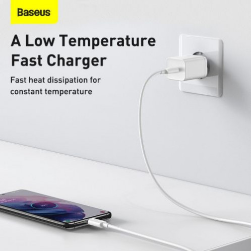 Baseus Travel Charger Super Si 1C Quick Charger 25W EU White (CCSP020102) DA690677-016