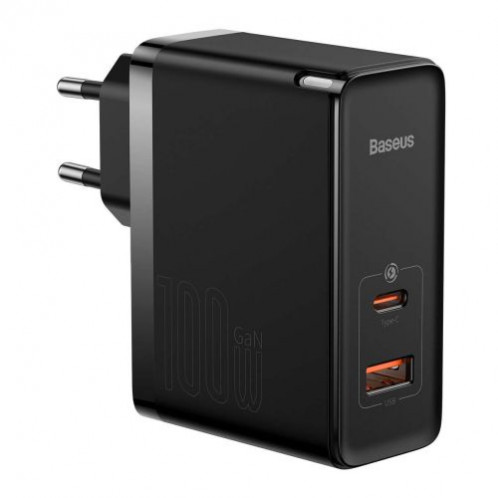 Baseus Travel Charger GaN5 Pro Quick wall charger C+U, PD3.0, QC4.0 +, AFC, 100W EU Black (CCGP090201) DA3226607-024