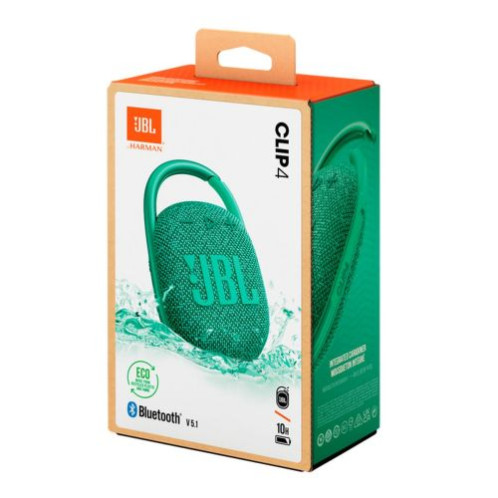 JBL CLIP 4 Bluetooth Wireless Speaker Eco Green EU DB313096-05