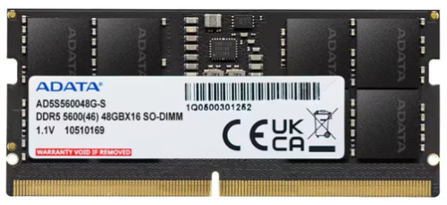 ADATA DDR5 SO-DIMM 5600 48GB AD5S560048G-S 229212-02
