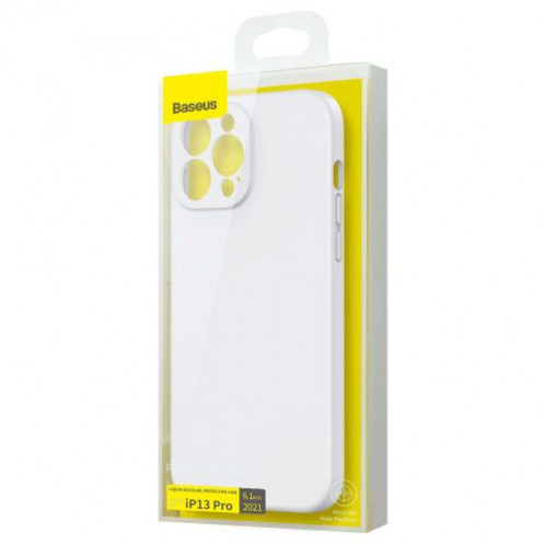 Baseus iPhone 13 Pro case Liquid Silica Gel Protective White (ARYT000402) DA190493-019