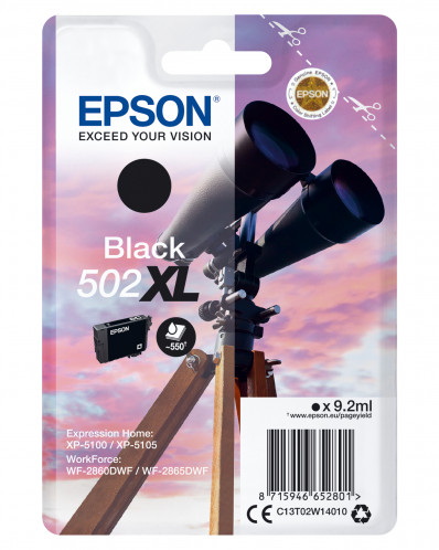 Epson noir 502 XL T 02W1 369168-02