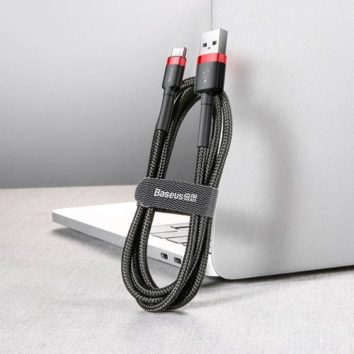 Baseus Type-C Cafule cable 2A, 3m Red/Black (CATKLF-U91) DA32119-017
