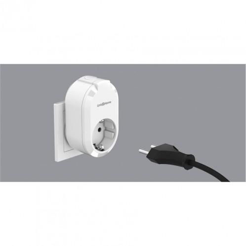 REV Link2Home Prise & Minuterie blanc 443270-06