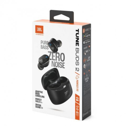 JBL Tune Buds 2 TWS Bluetooth Wireless In-Ear Earbuds Black EU DB660069-02