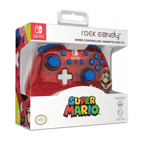 PDP Nintendo Controller Rock Candy Mario 880875-010