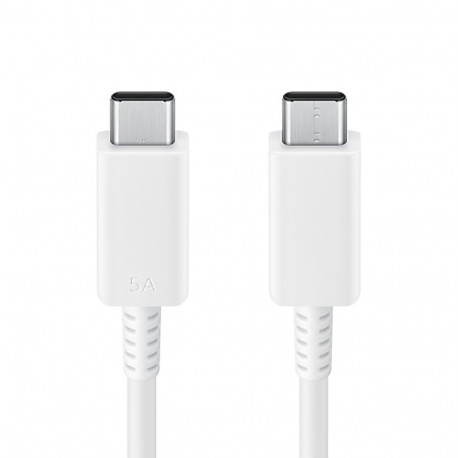 Samsung EP-DX510JWEGEU Câble USB Type-C Vers USB Type-C (5A 1,80m) Blanc Emballage Original 257533-04
