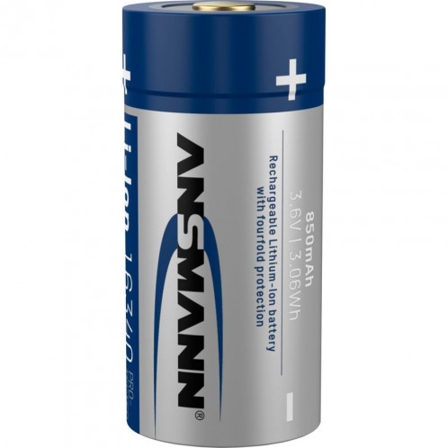 Ansmann 16340 Li-Ion Akku 850mAh 3,6V version standard 1300-0017 690741-04