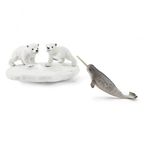 Schleich Animaux sauvages 42531 Glissade des ours polaires 607280-011