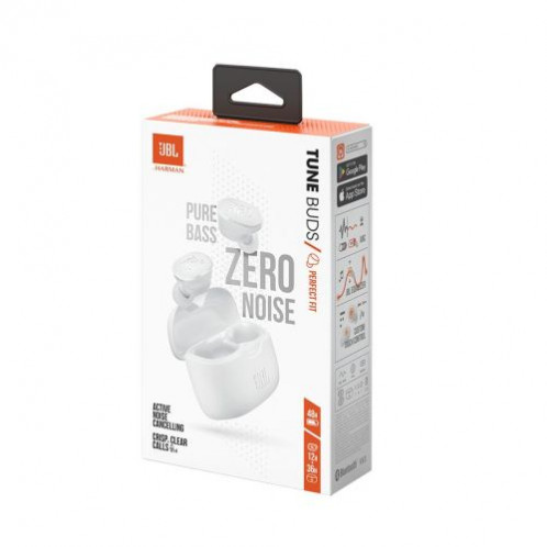 JBL Tune Buds TWS Bluetooth Wireless In-Ear Earbuds White EU DB5350810-05
