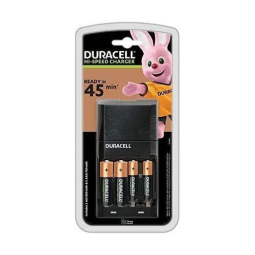 DURACELL Battery Charger CEF27 2pcs of (AA) NiMH 1300mAh + 2pcs of (AAA) NiMH 750mAh. 1.2V DU1800204-01