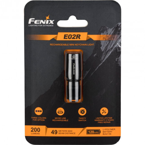 Fenix 200 lm lampe de poche porte-clés 767706-02