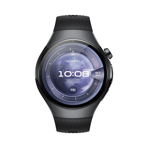 Huawei Watch 5 46mm noir Bracelet en fluoroÃ©lastomÃ¨re 169082-07