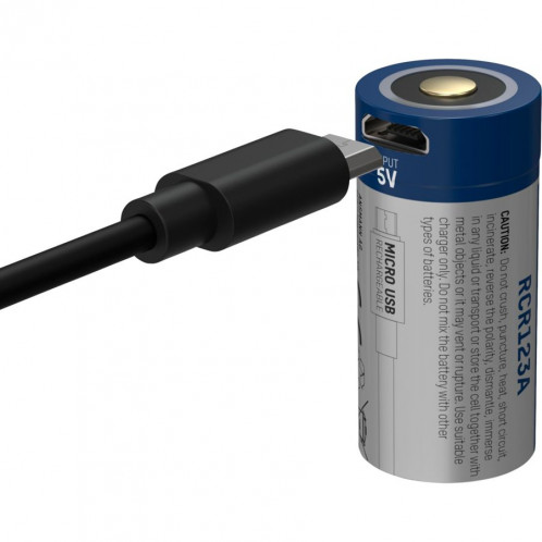 Ansmann 16340 Li-Ion Akku 850mAh 3,6V Entrée micro-USB 1300-0015 690748-06