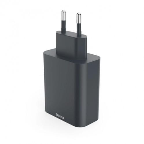Hama Chargeur rapide PD 65W 2xUSB-C/1xUSB-A,anthracite 86445 140921-06