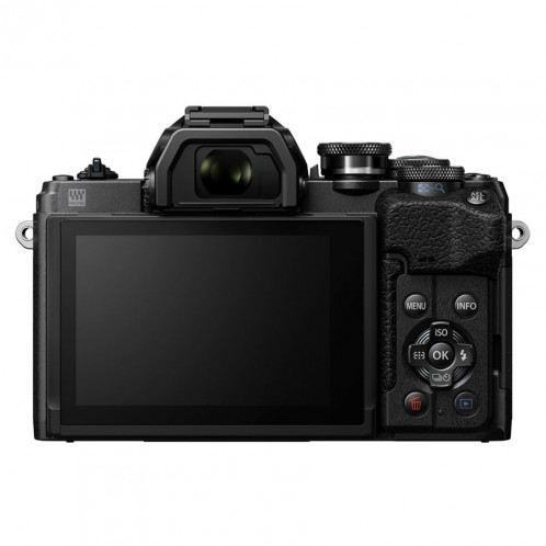 Olympus OM-D E-M10 Mark IV Kit + 14-42 Pancake Zoom noir 574380-05