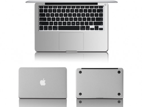 Protection intégrale autocollante pour MacBook Pro 15'' Touch Bar Argent MBKNVO0044-04