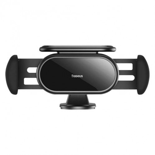 Baseus Car Mount Steel Cannon Pro Solar Electric phone holder fits from 5.4 to 6.7 inch, Black (SUGP010001) DA1152704-012