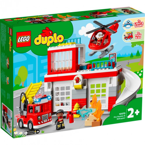 LEGO Duplo 10970 Caserne et hélicop. des pompiers 688977-06