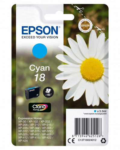 Epson cyan Claria Home T 180 T 1802 267745-04